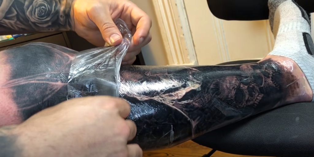 How to PROPERLY USE Saniderm on a NEW tattoo ft instructions from a  representative  YouTube