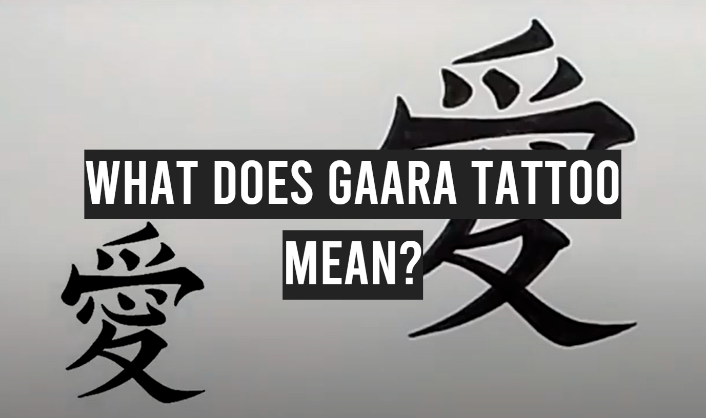 What Does Gaara Tattoo Mean?