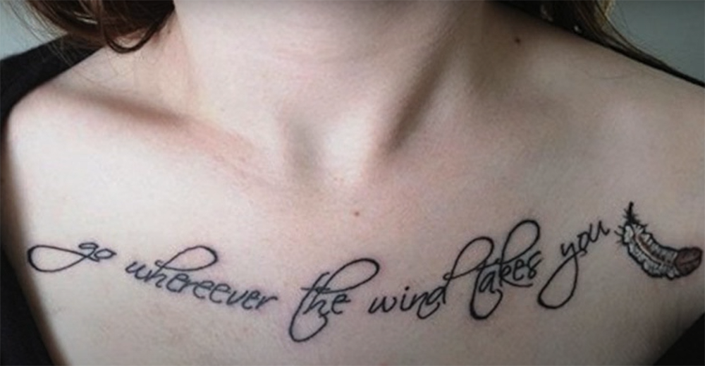 55 Word Tattoo Ideas and Designs That Are Anything But Boring