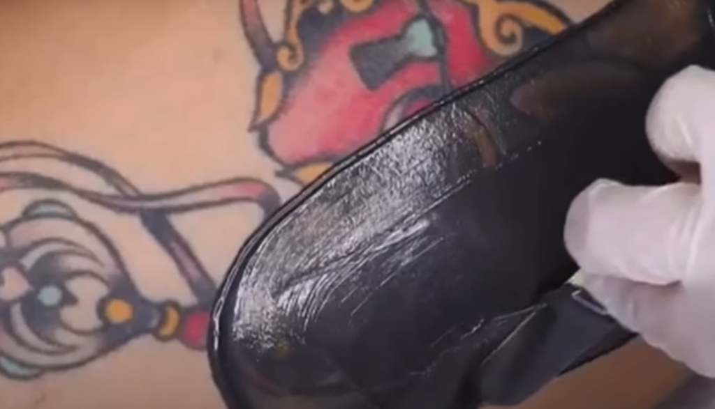 What do tattoo artists use to remove hair?