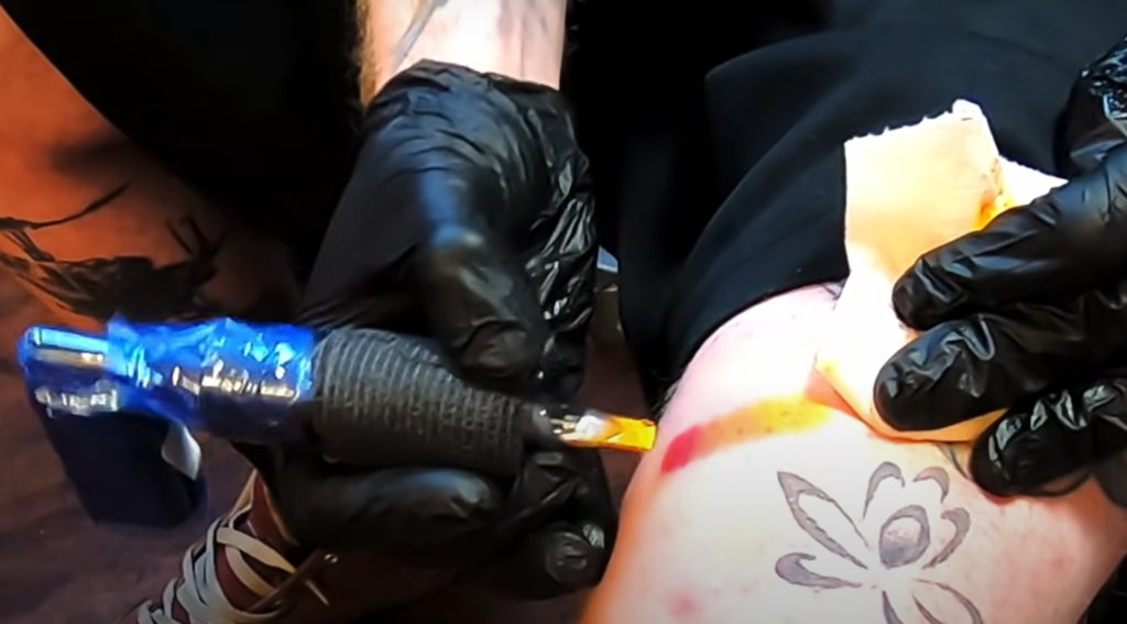 What voltage should color packing tattoos be?