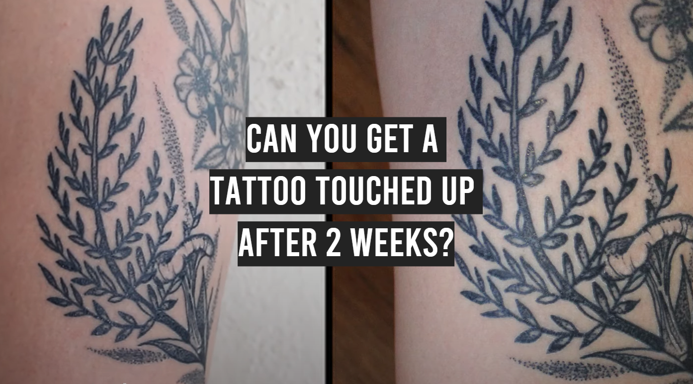 Tattoo touch up after 2 weeks