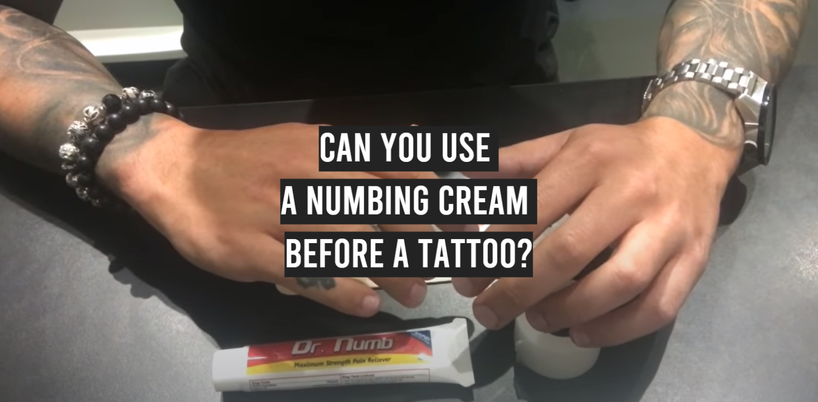 Can You Use a Numbing Cream Before a Tattoo?