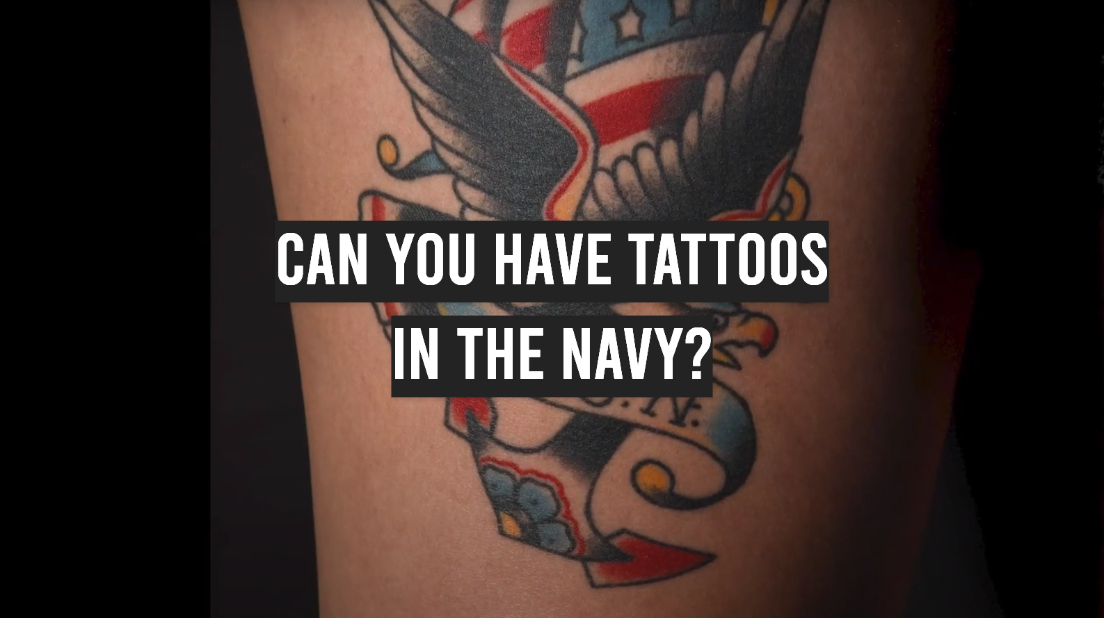 Can You Have Tattoos in the Navy?