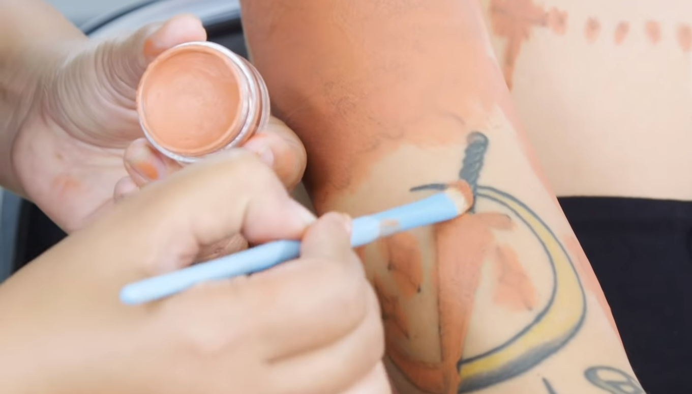 Different Types of Makeup for Tattoo Coverage