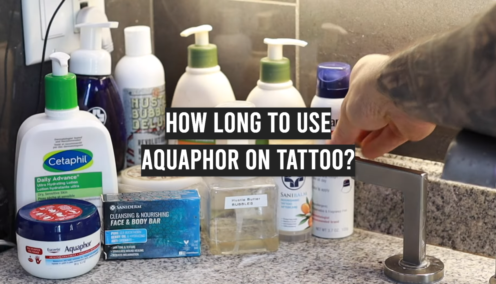 How Long to Use Aquaphor on Tattoo?