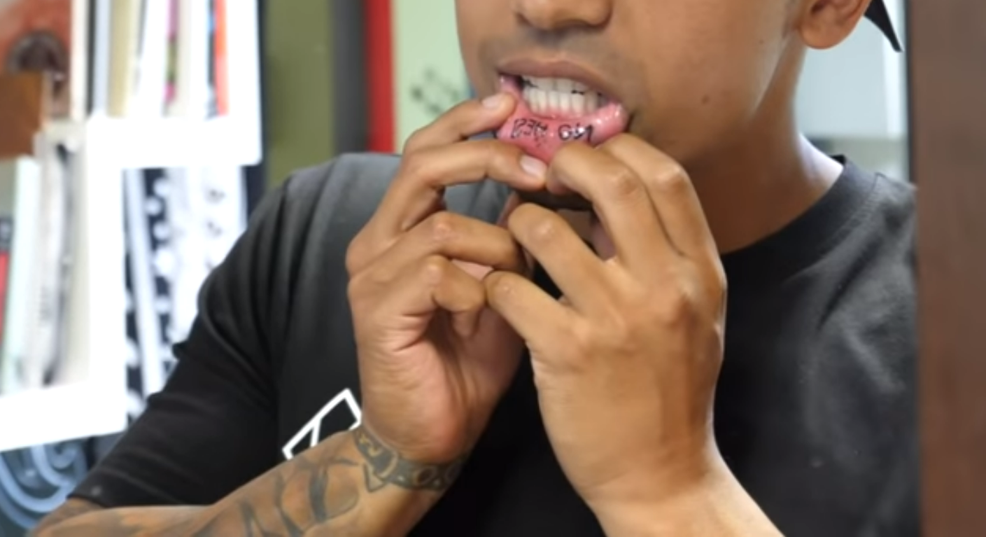 Maintaining Lip Tattoos