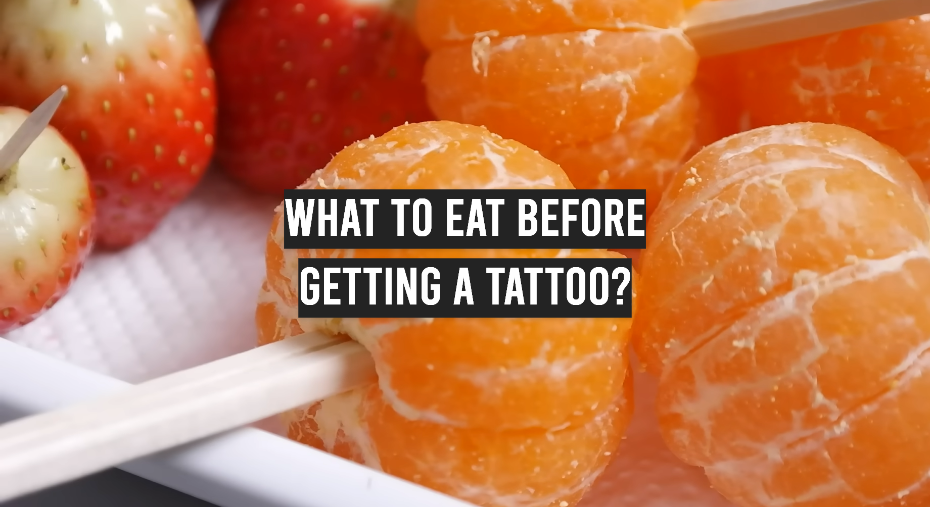 What to Eat Before Getting a Tattoo? TattooProfy