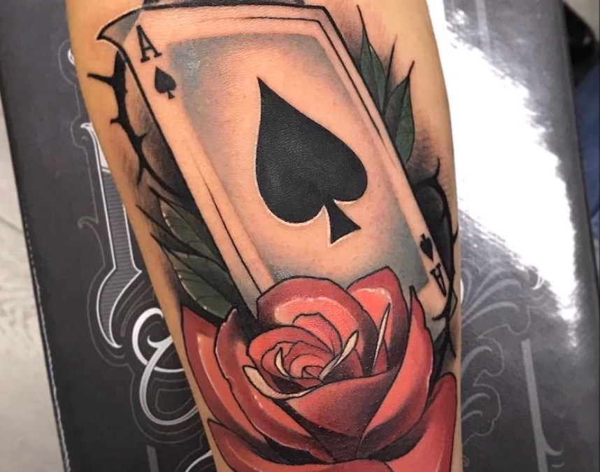 What does the ace of spade tattoo mean?