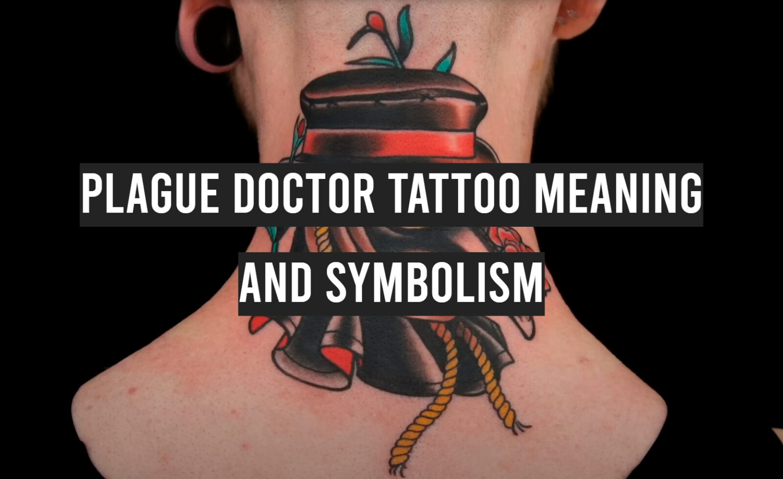 Plague Doctor Tattoo Meaning and Symbolism